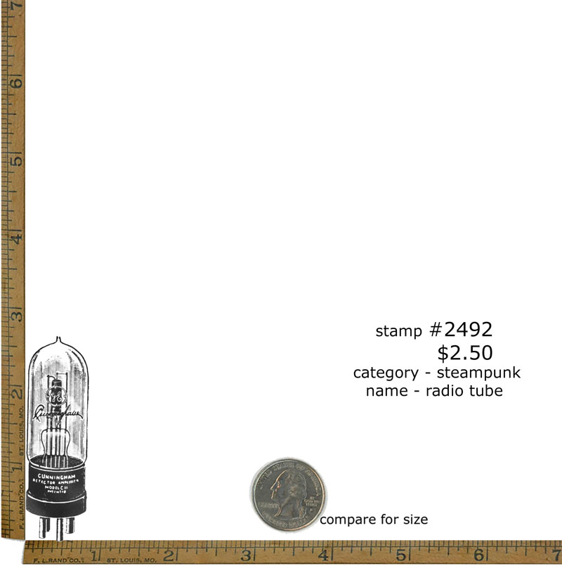 #2492 - Radio Tube - Steampunk